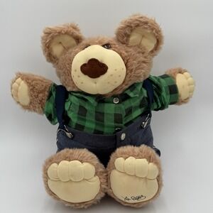 Furskins Farrel Teddy Bear Xavier Roberts Plush‎ 1984 Suspenders 22" VTG